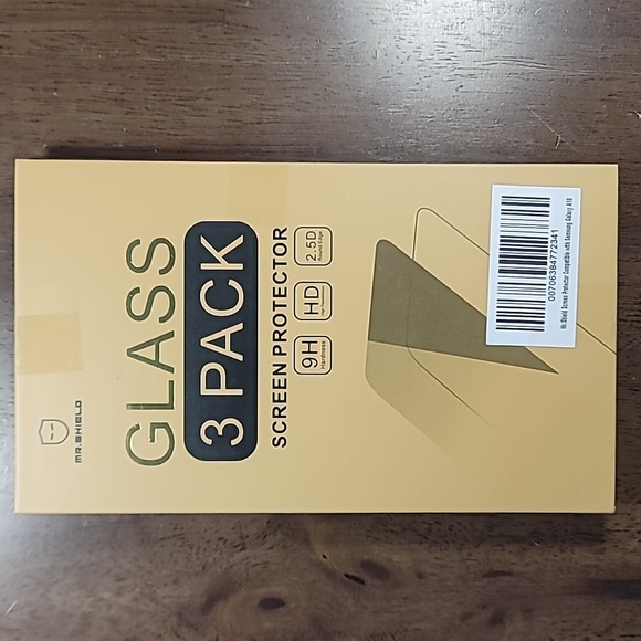 mr shield Other - Mr. Shield Glass Screen Protector 3 Pack Samsung Galaxy A10 Brand New Sealed